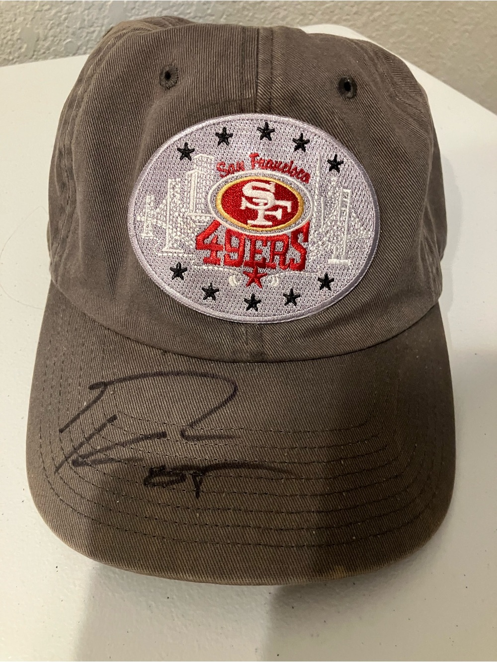 49ers George Kittle Signed Dad Hat